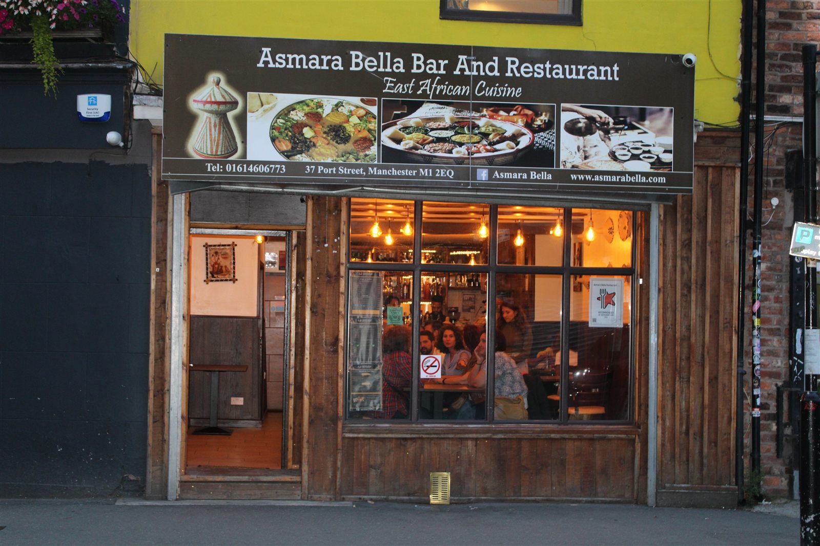 Asmara Bella on Port Street, Manchester