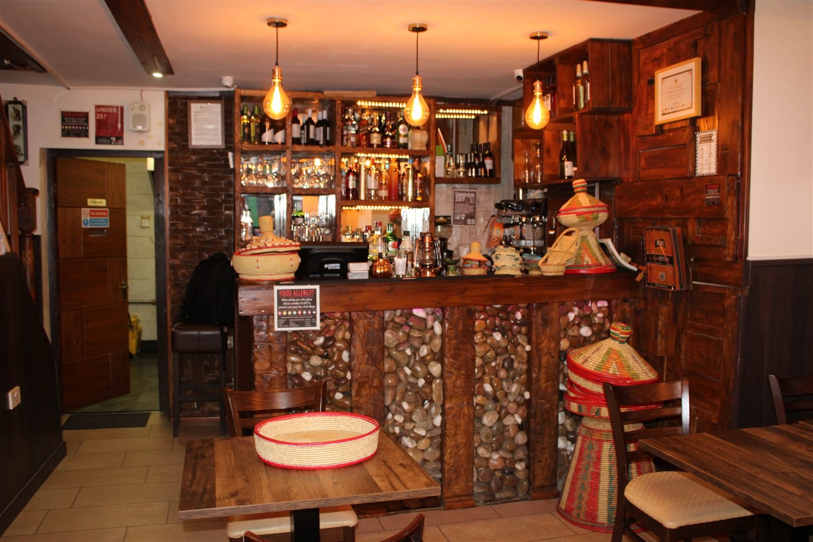 Cosy seating at Asmara Bella